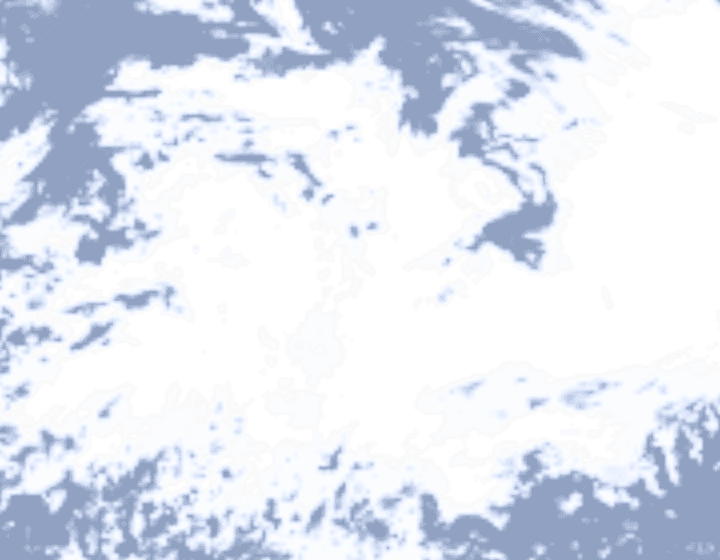 Illustrative processed cloud cover weather layer